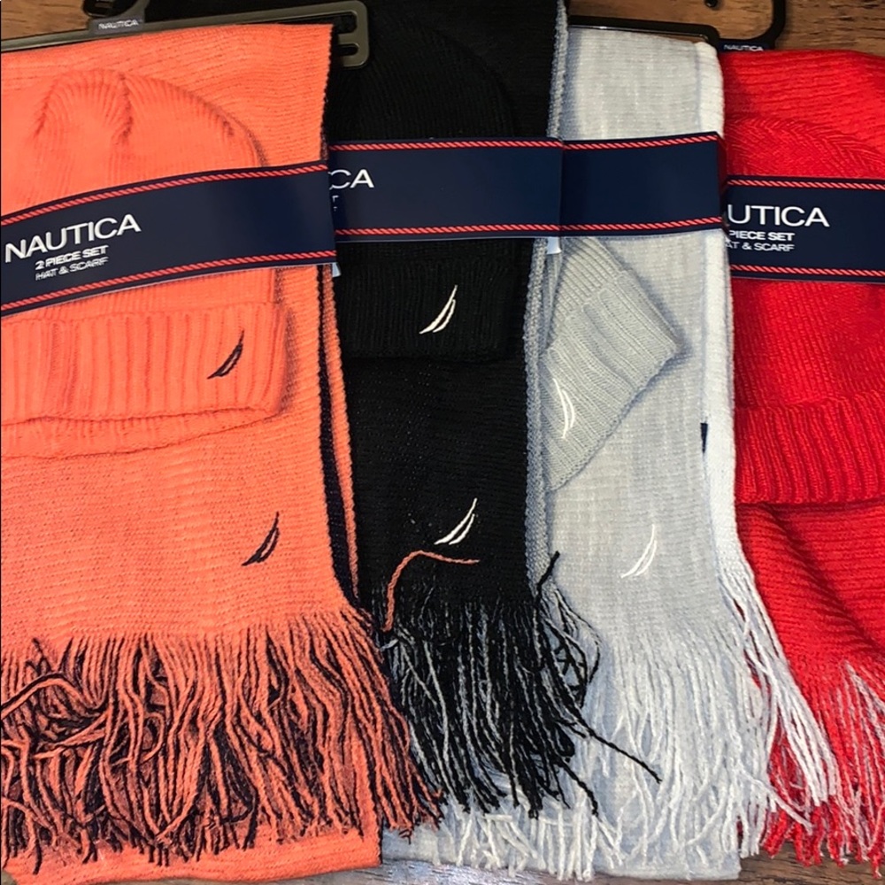 NAUTICA 2 PIECE SET HAT & SCARF 🧣